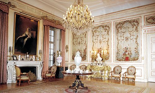 MADRID PALACIO DE LIRIA SALON EMPERATRIZ EUGENIA RESIDENCIA CASA ALBA